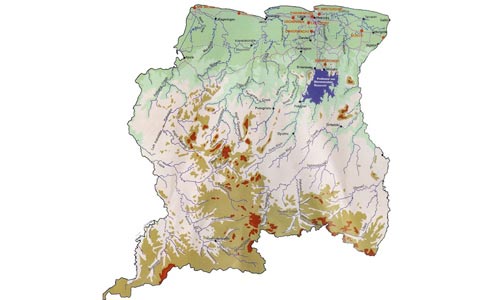 Vaste territoire. Suriname Consultant, Services aux Entreprises, Conseil & Aide à l’Implantation. 